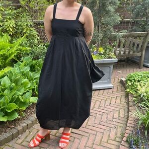 GAP Asymmetrical Black Dress